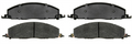 Rear Brake Pad Set, 2013-18 Ram 2500/3500